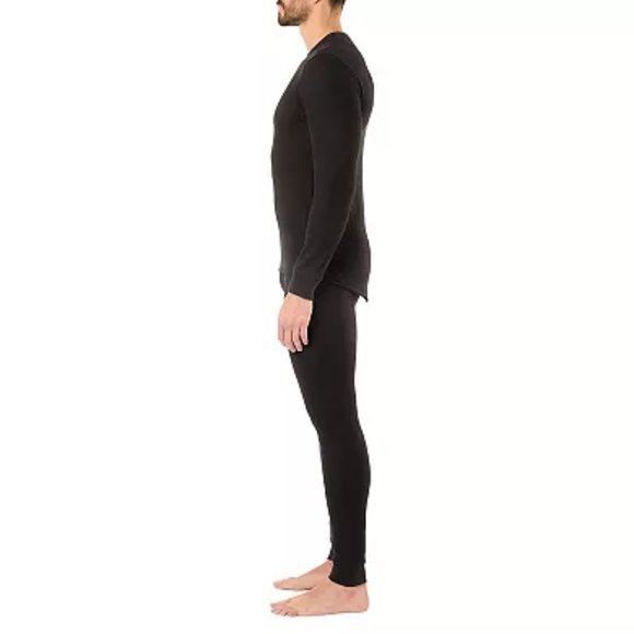 Smiths Work Wear Thermal Men's Underwear Crew Neck Set - X-large - Black - NWT - Picture 2 of 11